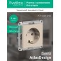 Розетка AtlasDesign 16А с заземл. механизм песочн. SE ATN001243