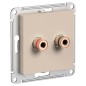 Аудиорозетка двойная AtlasDesign песочн. SE ATN001287 Аудиорозетка двойная AtlasDesign песочн. SE ATN001287