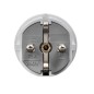 Вилка прямая 16А 250В усиленная с заземл. бел. PROxima EKF AVP16-10-r