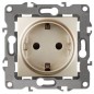 Розетка 1-м СП Эра12 12-2102-04 16А IP20 16AX 250В 2P+E Schuko защ. шторки механизм шампань Эра Б0014690 Розетка 1-м СП Эра12 12-2102-04 16А IP20 16AX 250В 2P+E Schuko защ. шторки механизм шампань Эра Б0014690