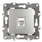 Розетка телефонная Эра12 12-3105-03 RJ11 IP20 алюм. Эра Б0014713