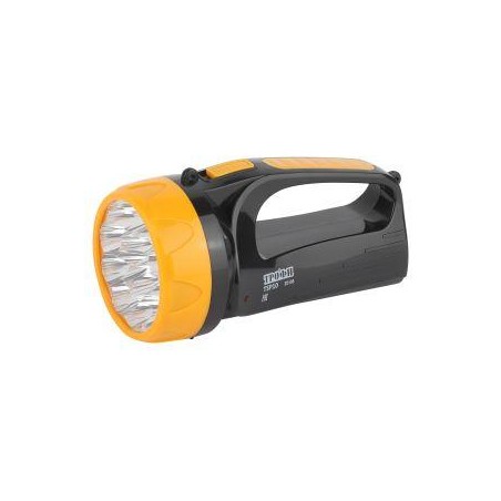 Фонарь-прожектор аккумуляторный TSP10 15LED 2 режима 4В 1.5А.ч ЗУ 220В (картон. упак.) Трофи Б0016537