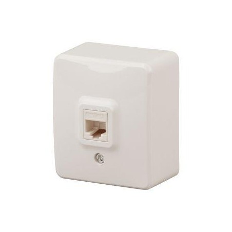 Розетка компьютерная ОП Эксперт RJ45 11-3203-02 IP20 сл. кость Эра Б0020731