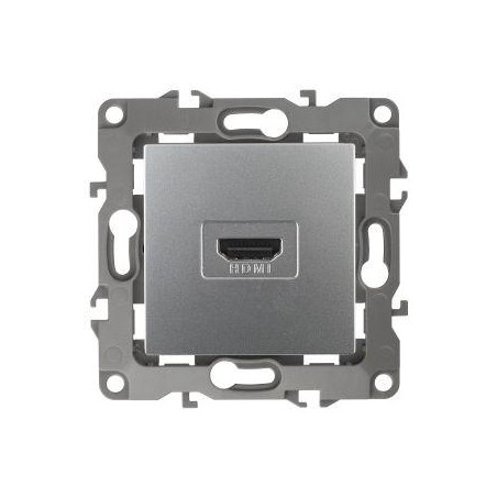 Розетка 12-3114-03 HDMI алюм. ЭРА Б0027483