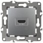 Розетка 12-3114-03 HDMI алюм. ЭРА Б0027483