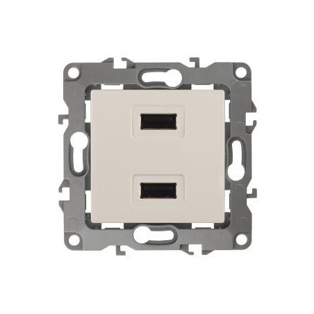 Устройство зарядное USB 12-4110-02 5В-2100мА сл. кость ЭРА Б0027492