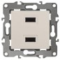 Устройство зарядное USB 12-4110-02 5В-2100мА сл. кость ЭРА Б0027492