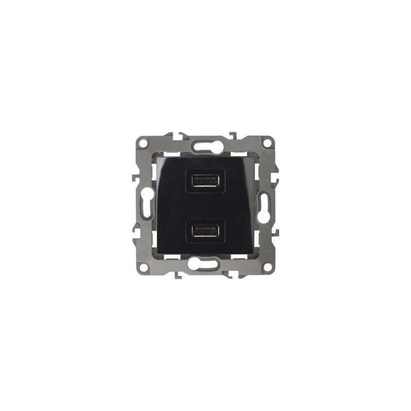 Устройство зарядное USB 12-4110-06 5В-2100мА черн. ЭРА Б0027496
