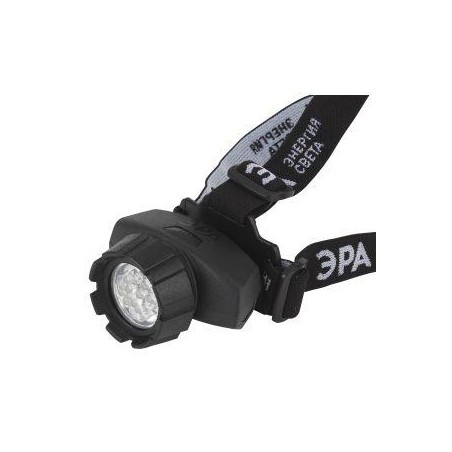 Фонарь GB-604 налобный 18хLED 3хAAA 4 реж. черн. блист. ЭРА Б0031384