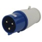 Вилка переносная 23 2Р+РЕ 32А 220В IP44 V-32-2P-PE-IP44 ЭРА Б0032852 Вилка переносная 23 2Р+РЕ 32А 220В IP44 V-32-2P-PE-IP44 ЭРА Б0032852