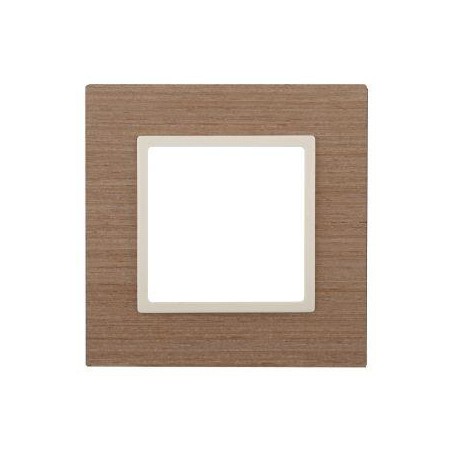 Рамка 1-м 14-5301-07 дерево Elegance ясень+сл. кость ЭРА Б0034566