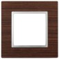Рамка 1-м 14-5301-10 дерево Elegance венге+алюм ЭРА Б0034569
