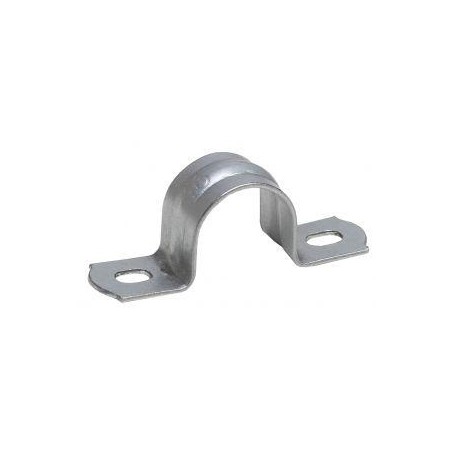Скоба металлическая двухлапковая d 10-11мм (уп.100шт) ЭРА Б0036423
