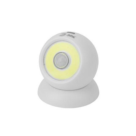 Фонарь SB-802 подсветка с датчиком движения Сфера-2 COB 3хAAA 360г магнит карт (20/80/336) ЭРА Б0036608