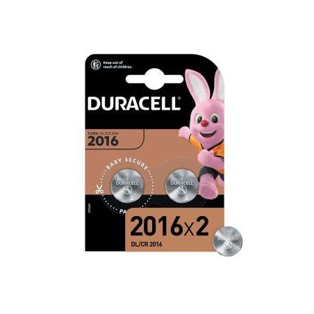 Элемент питания литиевый CR2016 BP-2 (блист.2шт) Duracell Б0037271