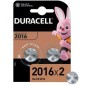 Элемент питания литиевый CR2016 BP-2 (блист.2шт) Duracell Б0037271 Элемент питания литиевый CR2016 BP-2 (блист.2шт) Duracell Б0037271