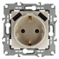 Розетка 16А 250В 2P+E с 2хUSB 5В-3А защ. шторки Эра12 шампань 12-4109-04 ЭРА Б0047843 Розетка 16А 250В 2P+E с 2хUSB 5В-3А защ. шторки Эра12 шампань 12-4109-04 ЭРА Б0047843