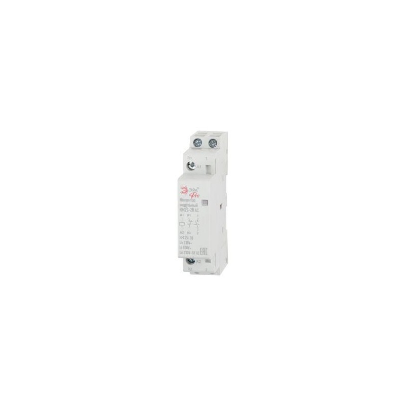Контактор модульный КМ25-20 AC PRO NO-902-292 ЭРА Б0049157 Контактор модульный КМ25-20 AC PRO NO-902-292 ЭРА Б0049157