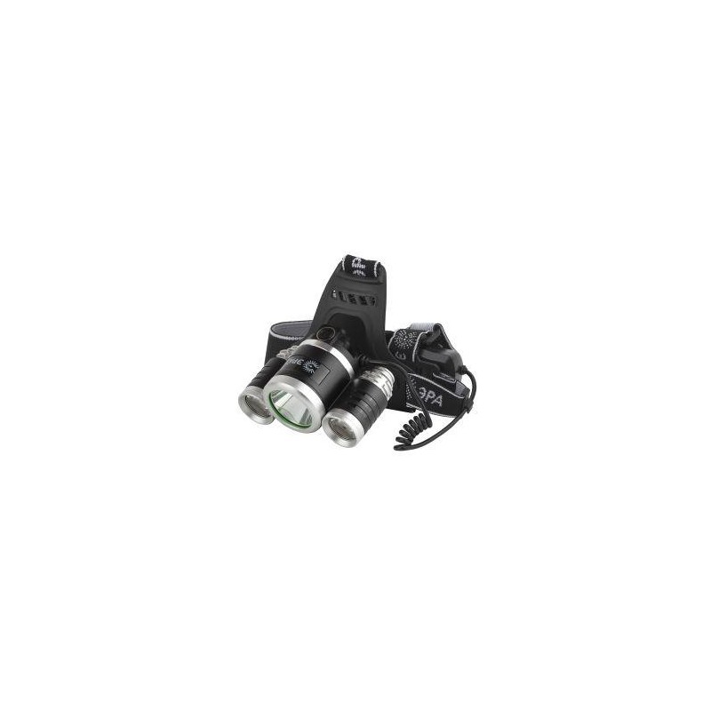 Фонарь аккумуляторный налобный GA-809 8Вт 3SMD CREE High Power Headlamp алюм. Эра Б0056111