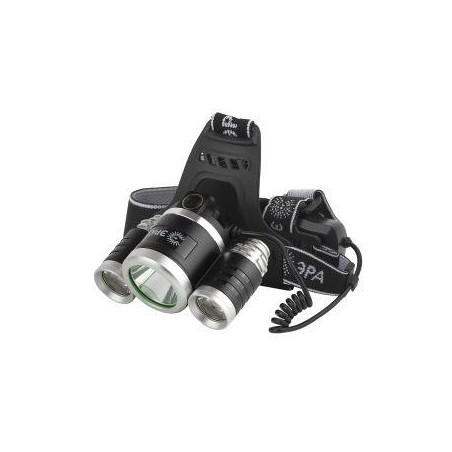 Фонарь аккумуляторный налобный GA-809 8Вт 3SMD CREE High Power Headlamp алюм. Эра Б0056111