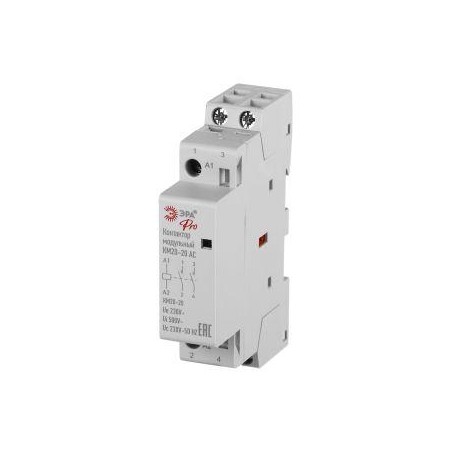 Контактор модульный КМ20-20 АС PRO NO-902-327 ЭРА Б0062261