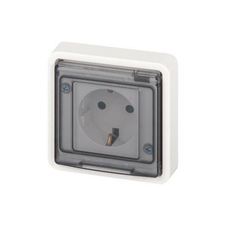 Розетка Эксперт 11-2521-01 2P+E IP55 16А-250В СУ бел. Эра Б0063259