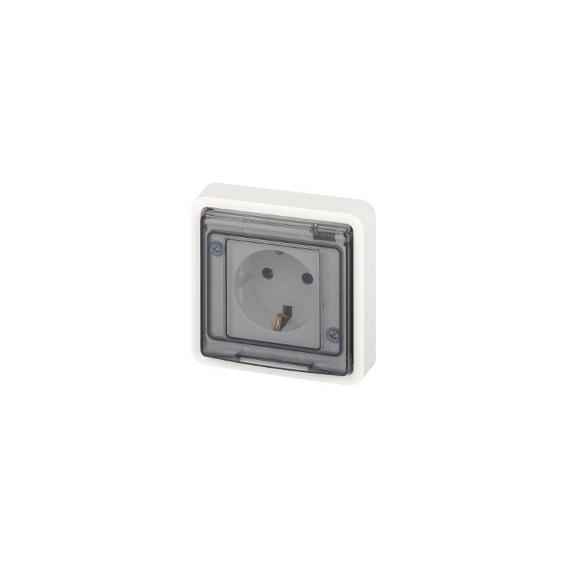 Розетка Эксперт 11-2522-01 2P+E IP55 шторки 16А-250В СУ бел. Эра Б0063281