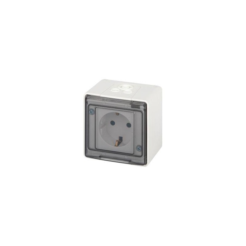 Розетка Эксперт 11-2501-01 2P+E IP55 16А-250В ОУ бел. Эра Б0063294