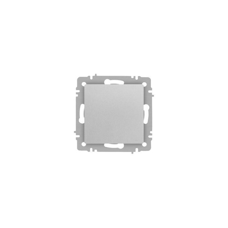 Выключатель Accent 6-101-03 10А-250В IP20 СУ AL/CU алюм. Intro Б0063437