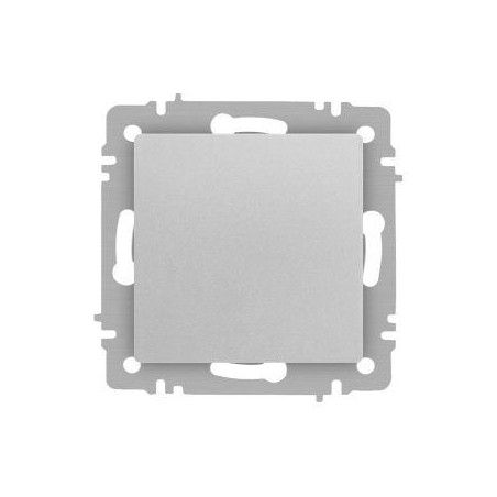 Выключатель Accent 6-101-03 10А-250В IP20 СУ AL/CU алюм. Intro Б0063437