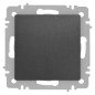 Переключатель Accent 6-103-07 10А-250В IP20 СУ Accent AL/CU графит Intro Б0063442 Переключатель Accent 6-103-07 10А-250В IP20 СУ Accent AL/CU графит Intro Б0063442