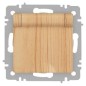 Розетка Accent 6-203-11 2P+E Schuko с крышкой 16А-250В IP20 СУ AL/CU сосна Intro Б0063479