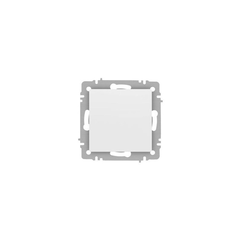 Кнопка Accent 6-109-01М 10А-250В IP20 СУ бел. матов. Intro Б0063604