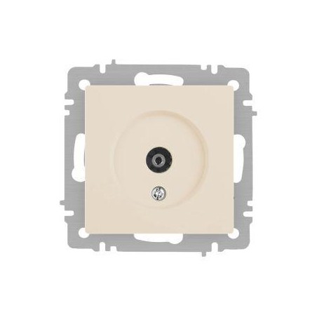 Розетка Accent 6-301-02 TV одиночная IP20 СУ сл. кость Intro Б0063605