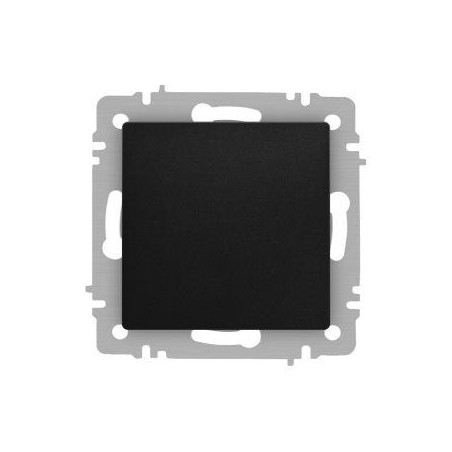 Кнопка Accent 6-109-05 10А-250В IP20 СУ антрацит Intro Б0063612