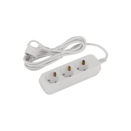 Удлинитель электрический UDL-10-330-E Greenline 3 розетки с заземлением 3м ПВС 3х0.75кв.мм Эра Б0065037