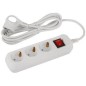 Удлинитель электрический UDL-10-330-ES Greenline 3 розетки с заземлением с выключателем 3м ПВС 3х0.75кв.мм Эра Б0065047