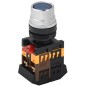 Кнопка ABLF-22 d22мм 1з+1р 240В неон син. IEK BBT10-ABLF-K07