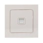 Розетка компьютерная 1-м Стокгольм RJ45 механизм бел. PROxima EKF EYK01-035-10