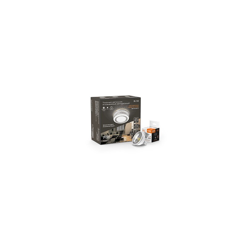 Светильник светодиодный Backlight 6.5Вт GU5.3 3000К IP20 170-260В ДВО GAUSS BL143P Светильник светодиодный Backlight 6.5Вт GU5.3 3000К IP20 170-260В ДВО GAUSS BL143P