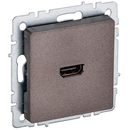 Розетка СП BRITE HDMI РHDMI-0-БрТБ механизм бронза IEK BR-H10-K45
