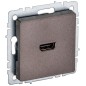 Розетка СП BRITE HDMI РHDMI-0-БрТБ механизм бронза IEK BR-H10-K45