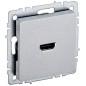 Розетка СП BRITE HDMI РHDMI-0-БрА механизм алюм. IEK BR-H10-K47