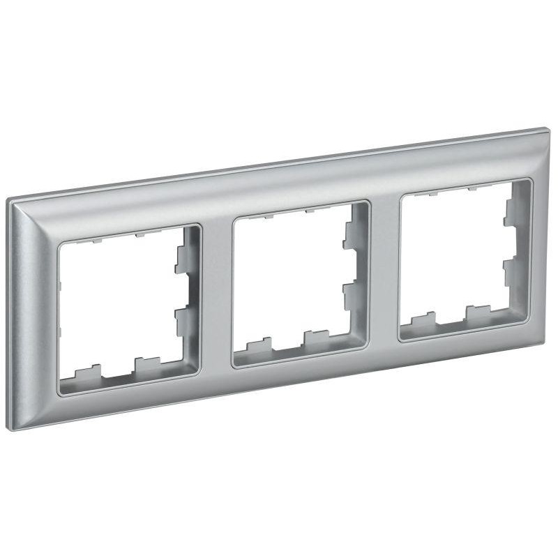 Рамка 3-м BRITE РУ-3-Бр алюм./алюм. IEK BR-M32-12-K47 Рамка 3-м BRITE РУ-3-Бр алюм./алюм. IEK BR-M32-12-K47