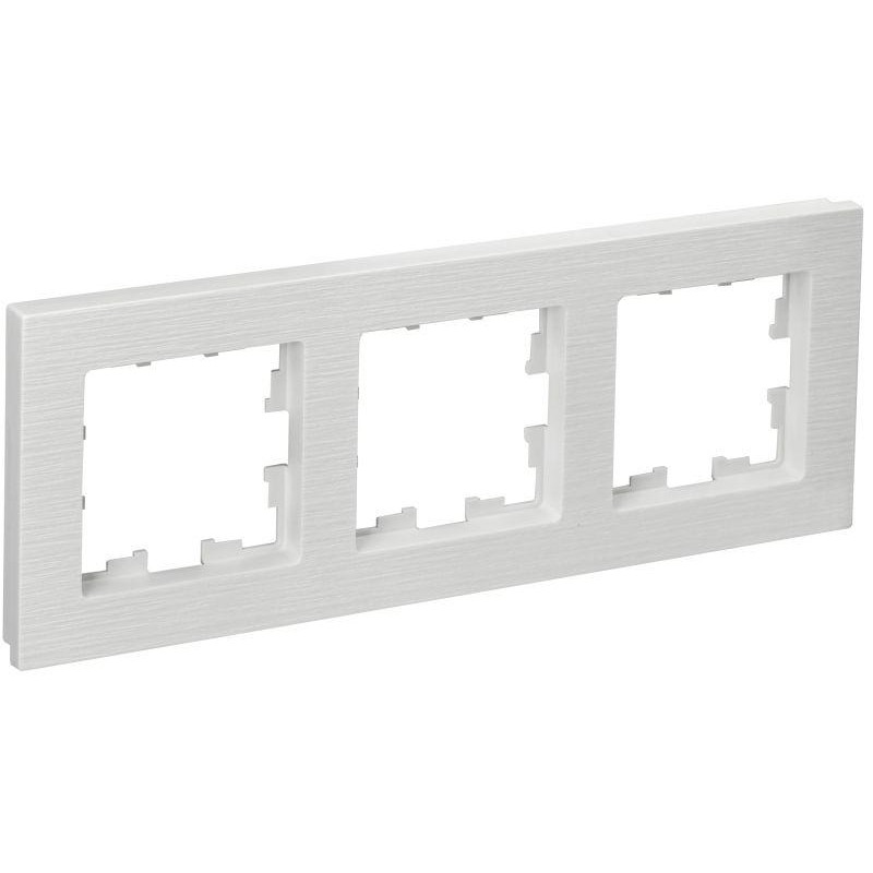 Рамка 3-м BRITE РУ-3-Бр бел. рифленый IEK BR-M32-51-K01 Рамка 3-м BRITE РУ-3-Бр бел. рифленый IEK BR-M32-51-K01