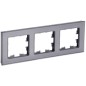 Рамка 3-м BRITE РУ-3-2-БрСе стекло сер. IEK BR-M32-G-K03 Рамка 3-м BRITE РУ-3-2-БрСе стекло сер. IEK BR-M32-G-K03