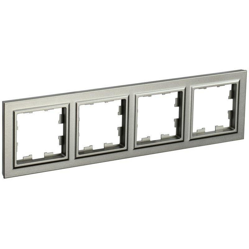 Рамка 4-м BRITE РУ-4-БрШ шампань IEK BR-M42-K37 Рамка 4-м BRITE РУ-4-БрШ шампань IEK BR-M42-K37