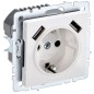 Розетка BRITE РЮш10-2-БрБ 16А с USB A+A 3.1А с заземл. защ. шторки механизм бел. IEK BR-R14-16-U21-D31-K01 Розетка BRITE РЮш10-2-БрБ 16А с USB A+A 3.1А с заземл. защ. шторки механизм бел. IEK BR-R14-16-U21-D31-K01