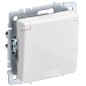 Розетка BRITE РСбш10-3-44-БрБ 16А IP44 с заземл. защ. шторки с крышкой механизм бел. IEK BR-R16-16-44-K01