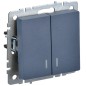 Выключатель 2-кл. СП BRITE ВС10-2-1-БрМ 10А с индик. механизм маренго IEK BR-V20-1-10-K35 Выключатель 2-кл. СП BRITE ВС10-2-1-БрМ 10А с индик. механизм маренго IEK BR-V20-1-10-K35
